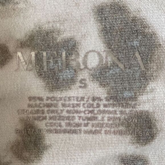 🔥3/$20🔥 Merona leopard print blouse size S - Picture 5 of 5